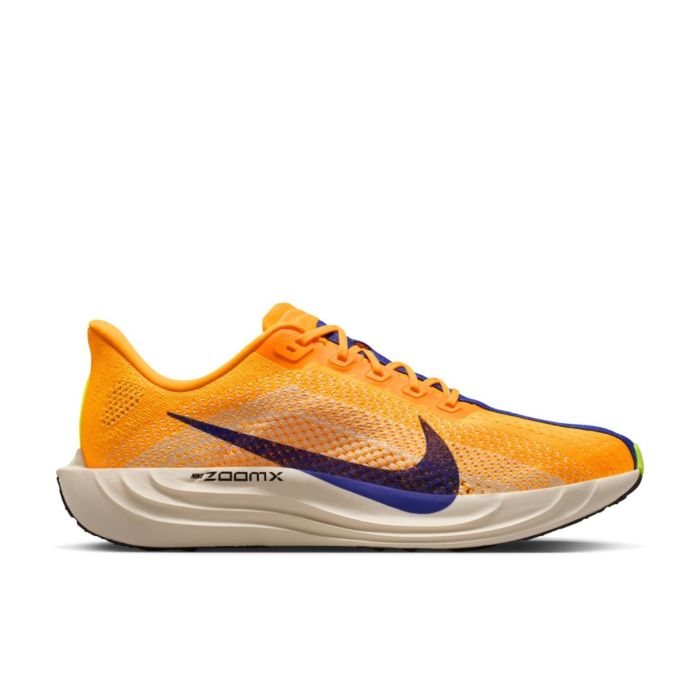Nike Pegasus Plus in Laser Orange / Alabaster / Sail / Indigo Burst