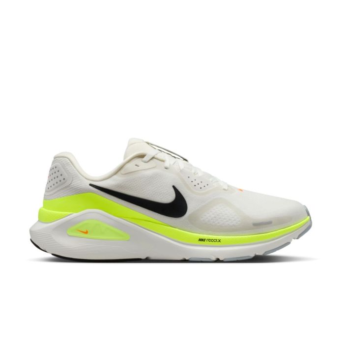 Nike Structure 26 in Summit White / Black / Volt / Total Orange