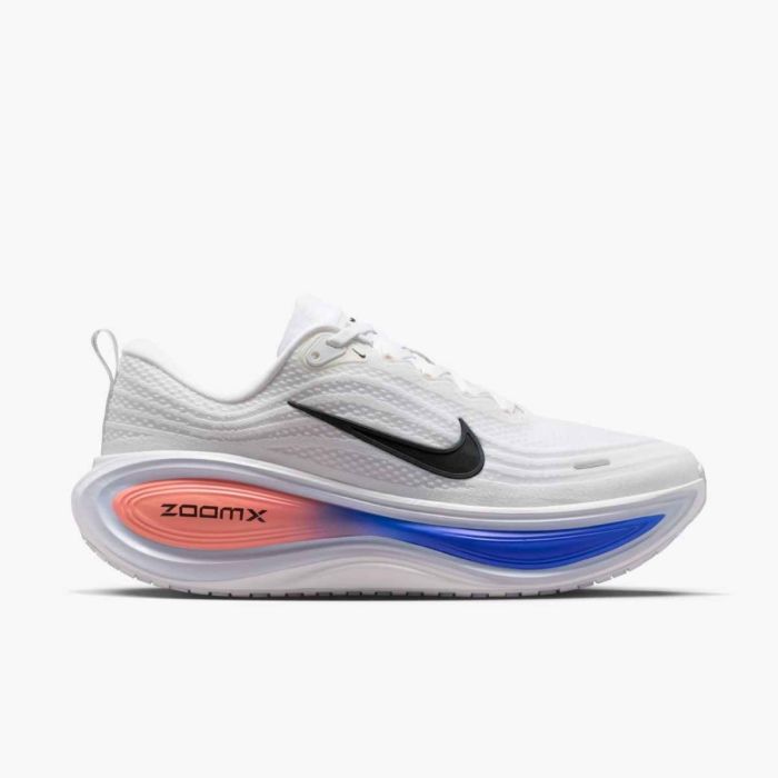 Nike Vomero Plus in White / Black / Atomic Pink / Racer Blue